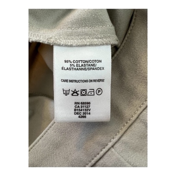 ๐ EUC DKNYC Womenโs Tan/Khaki Permanent Crease Pants | Size 8 - Picture 7 of 8